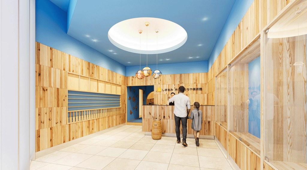 木のぬくもりに包まれたエントランス・受付