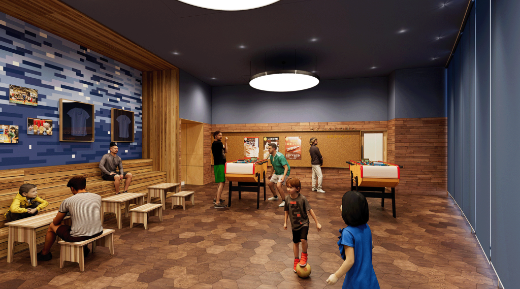 テーブルサッカーや、サッカー関連のおもちゃ・遊びが楽しめる全国のおもちゃ美術館初のスペシャルルーム