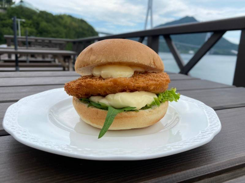 鯛カツバーガー